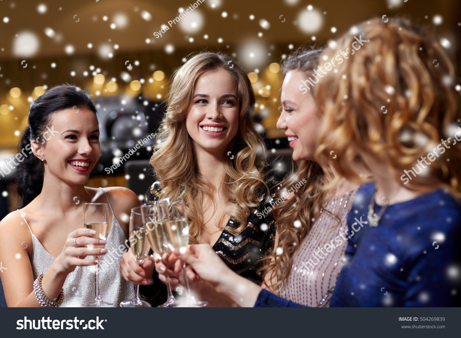  Tawny Brown Classic  Template Design Featuring Celebration Friends New Year Christmas