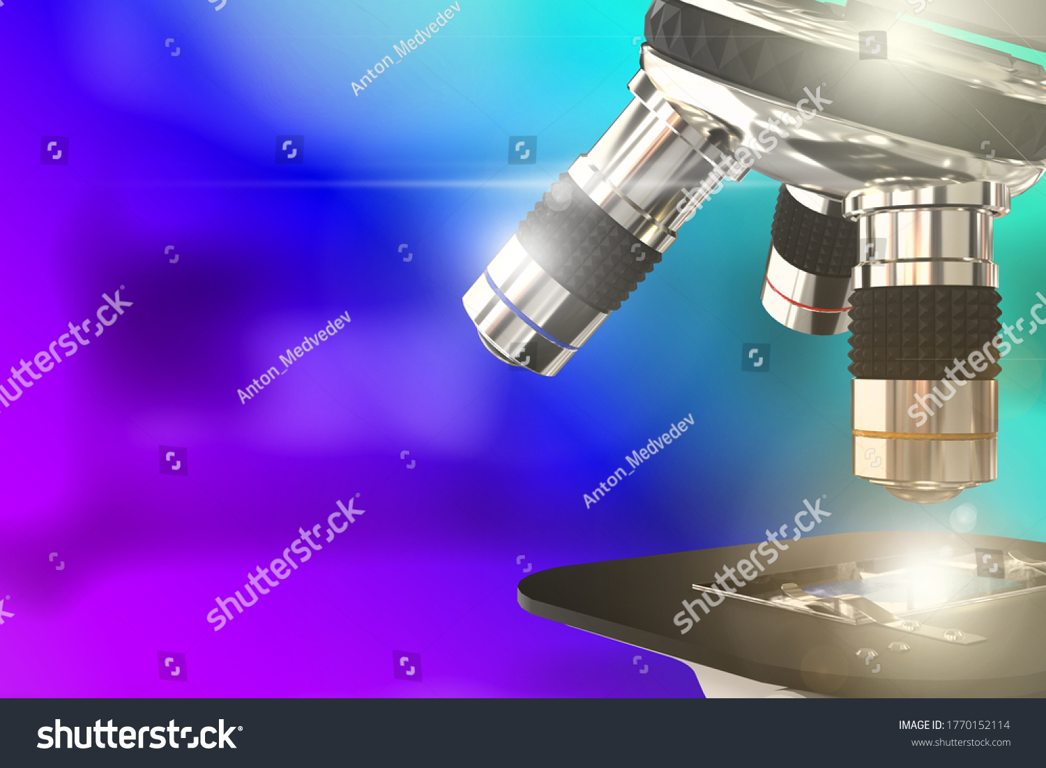 5 731 Laboratory Technicians Stock Illustrations Images Vectors   Stock Photo Cell Work Concept Laboratory Modern Scientific Microscope With Flare On Bokeh Background Object 1770152114 