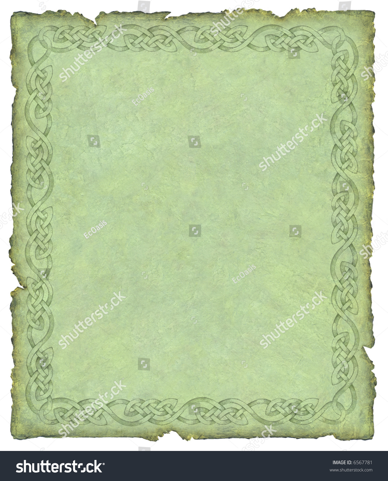 Celtic Parchment Stock Illustration 6567781