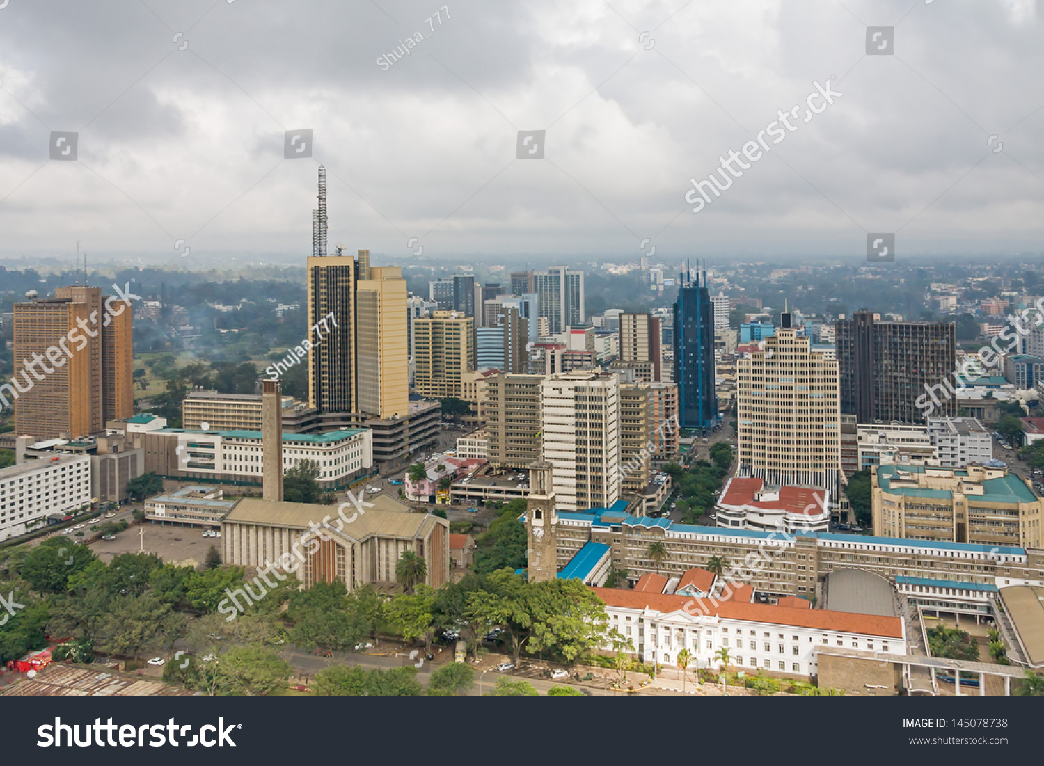 Central Business District Nairobi Capital Kenya Stock Photo (Edit Now ...