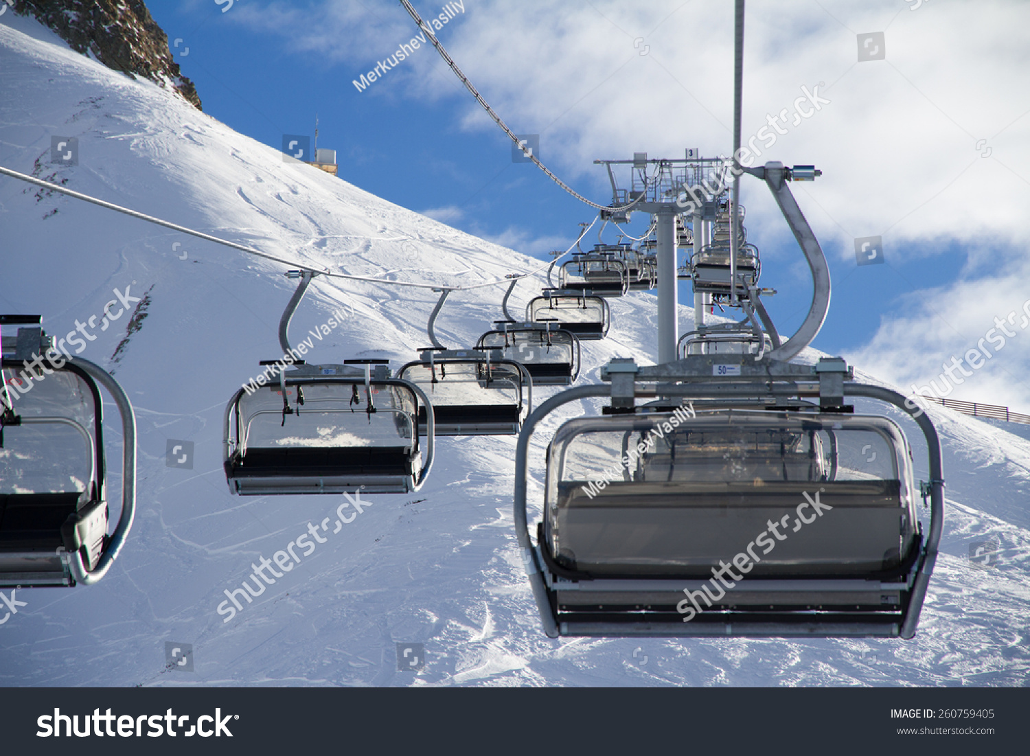 Chairlift Ski Resort Krasnaya Polyana Sochi Stock Photo Edit Now