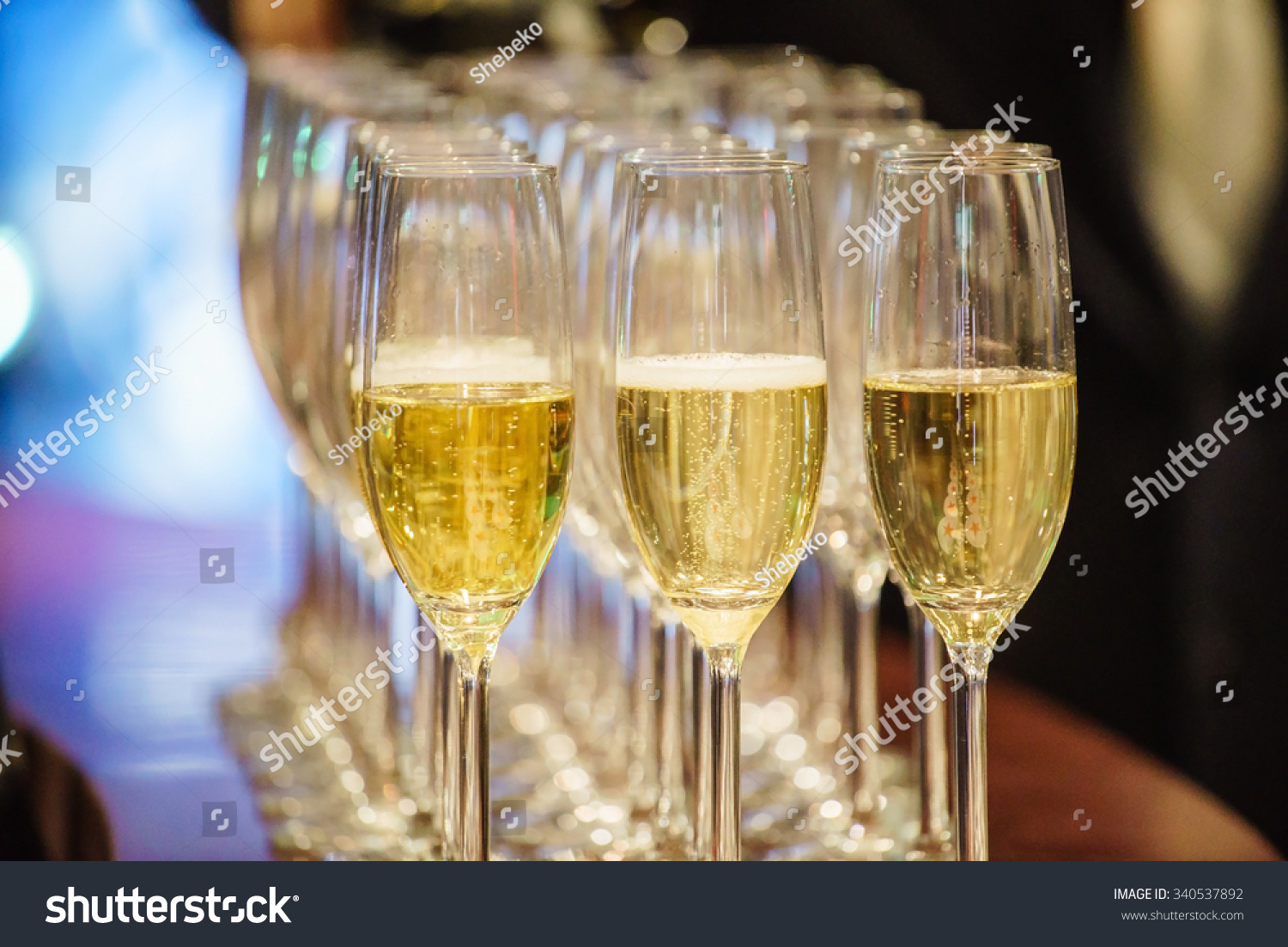 Champagne Glasses Stock Photo 340537892 : Shutterstock