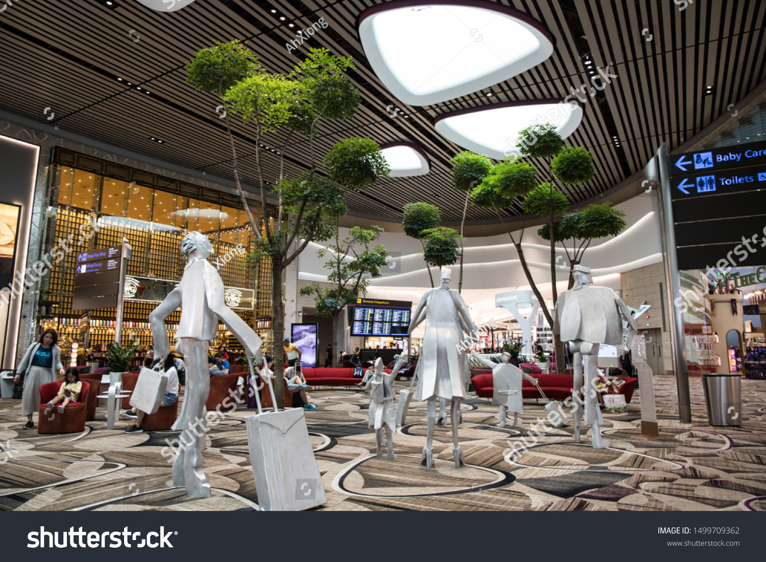 Changi Airport Singapore September 9th 2019 Stock Photo Edit Now