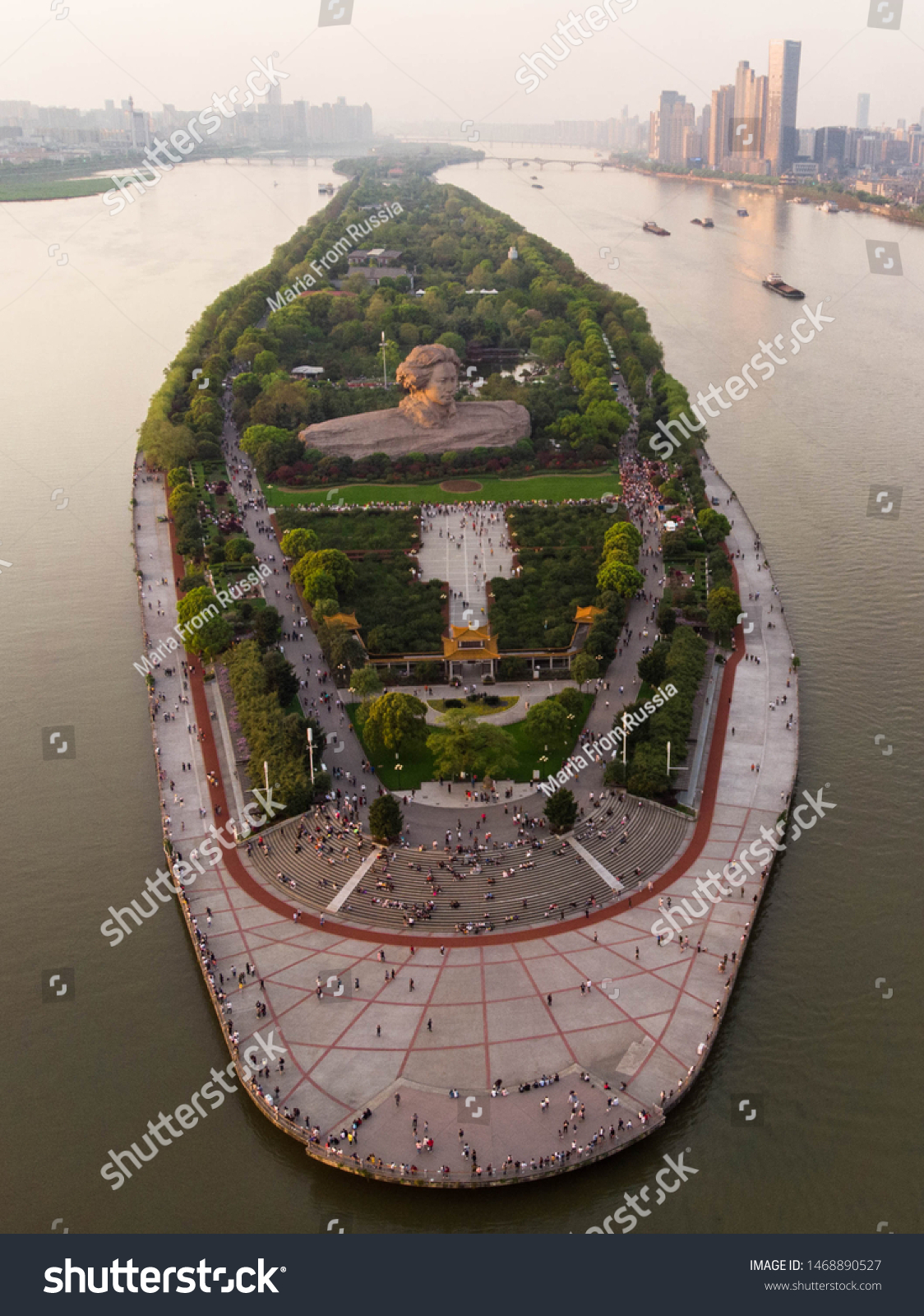 Changsha Hunan China April 6 19 Buildings Landmarks Stock Image