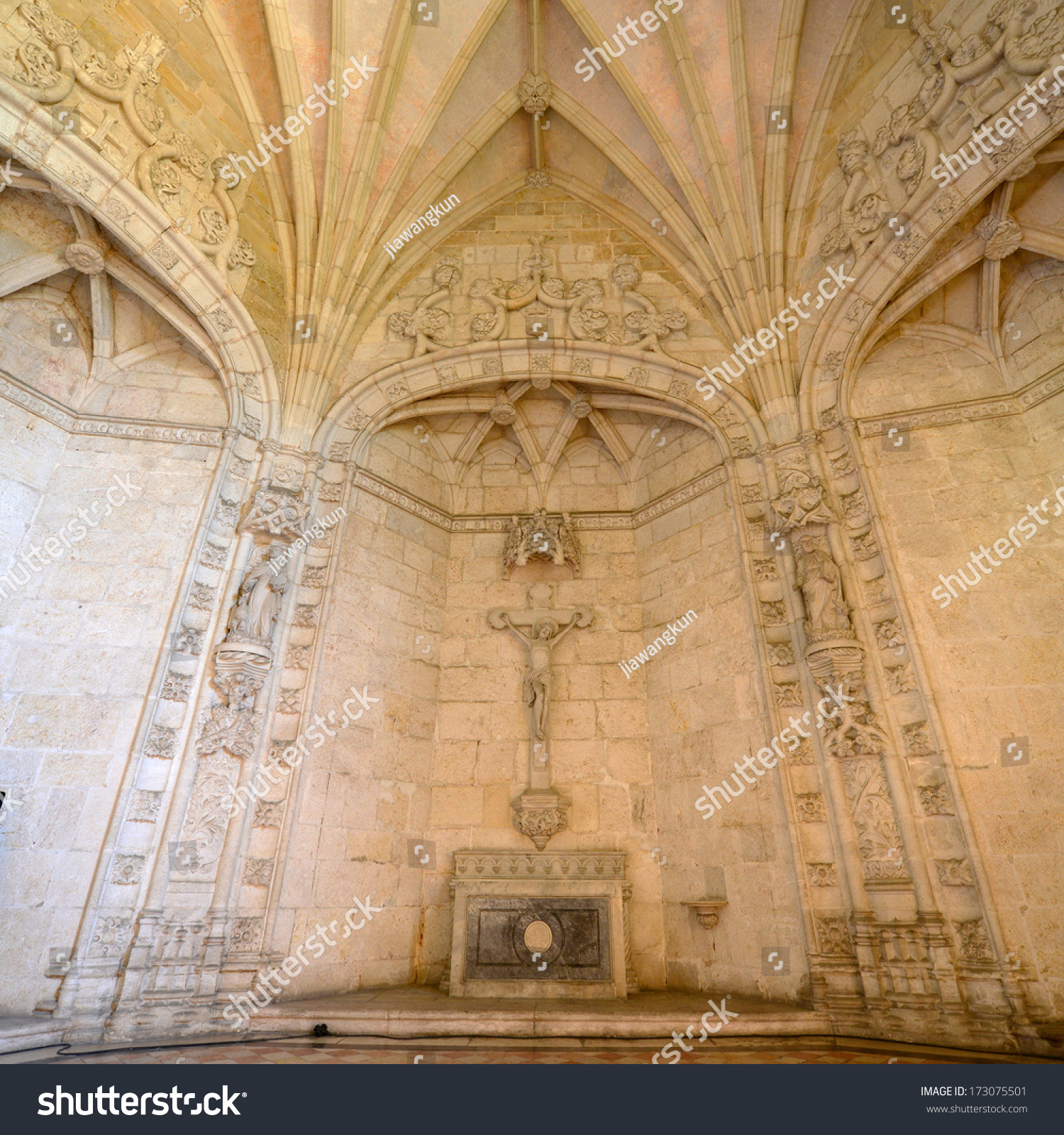 Chapterhouse Jeronimos Monastery Tomb Alexandre Herculano Stock Photo Edit Now