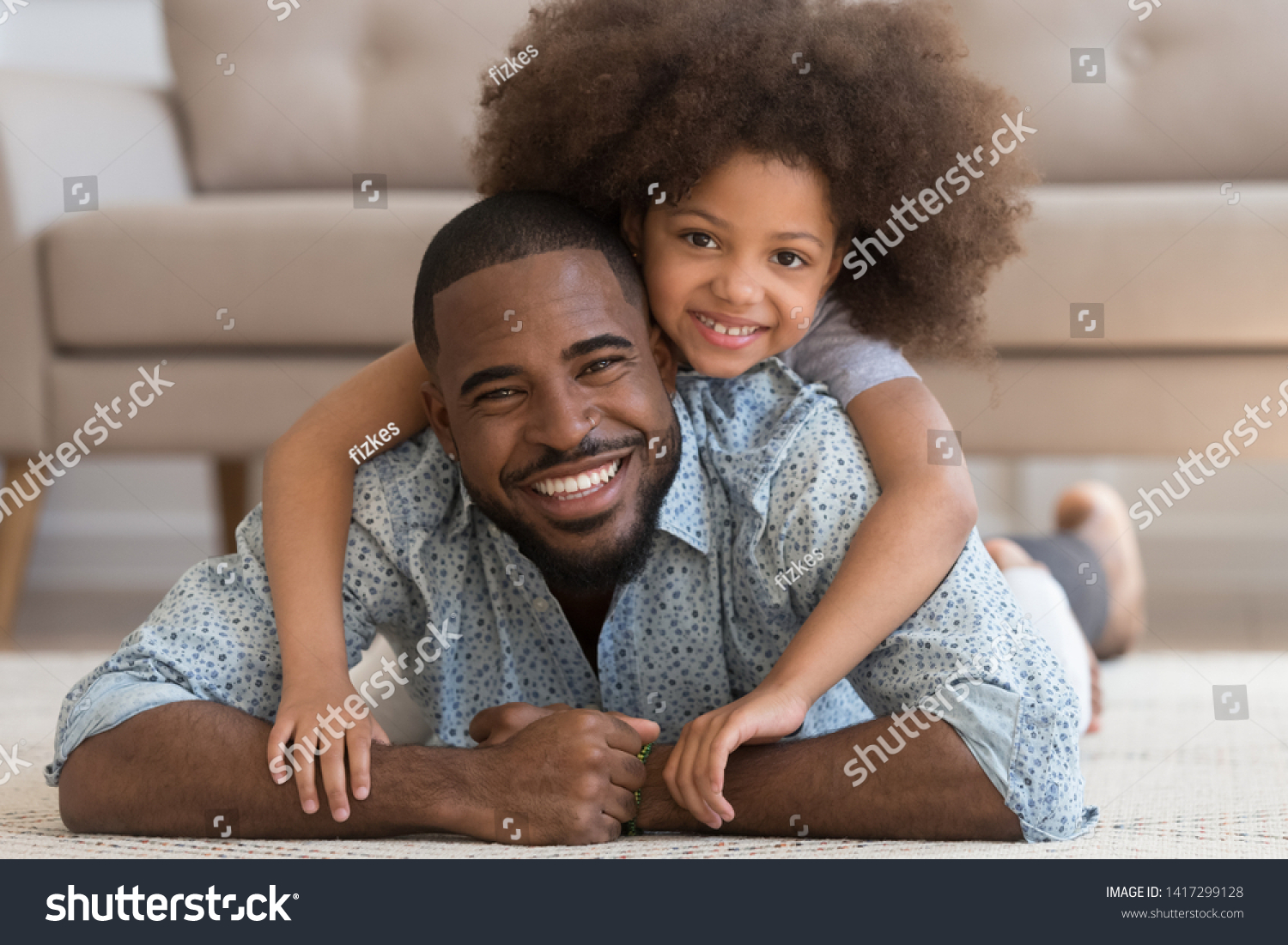 Dad Black Daughter