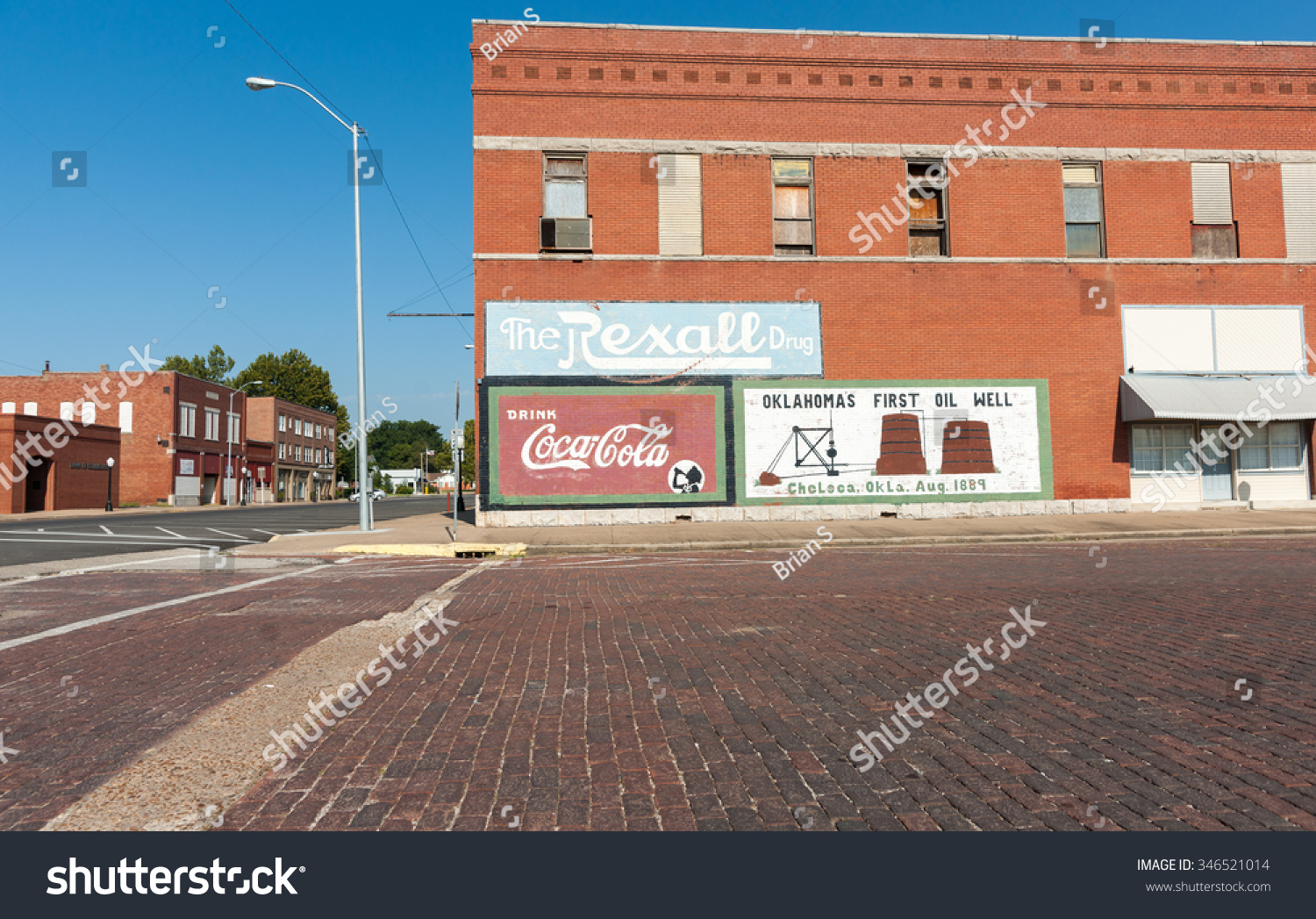 Chelsea Oklahomausa September 2015 Buildings Deserted Stock Photo Edit Now 346521014