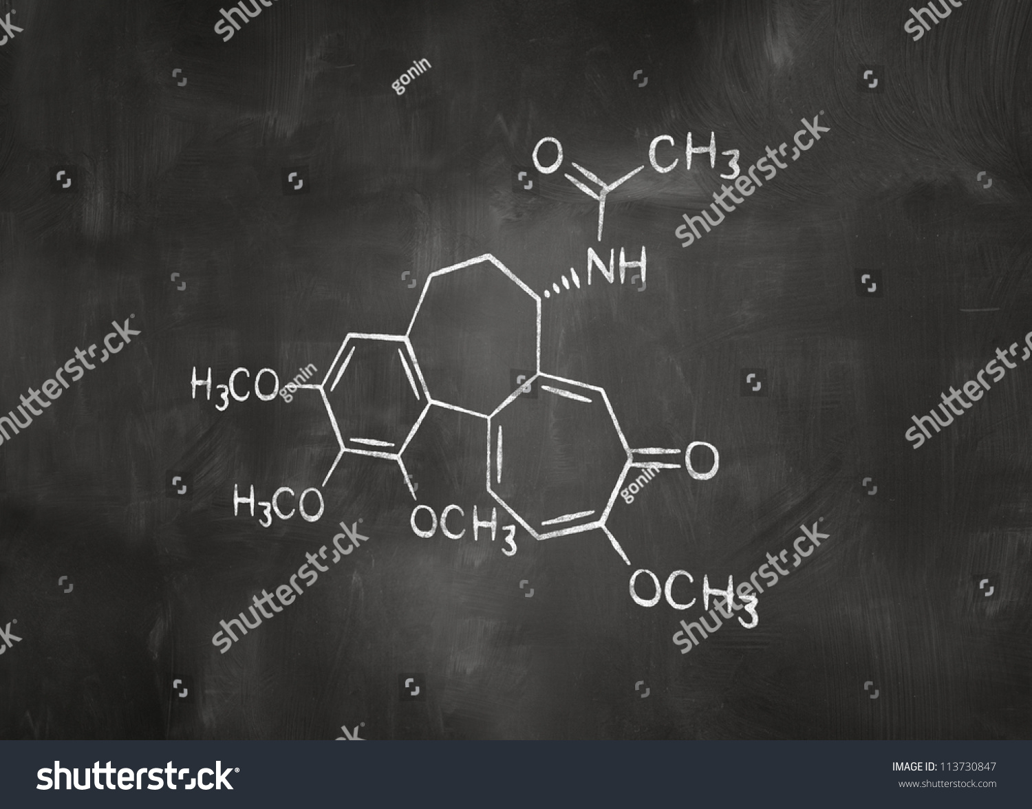 chalk chemical name and formula