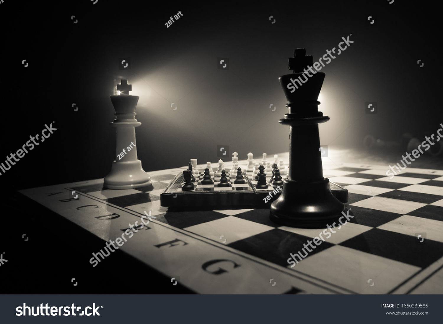 Chess Board Game Concept Business Ideas Stock Photo (Edit Now) 1660239586