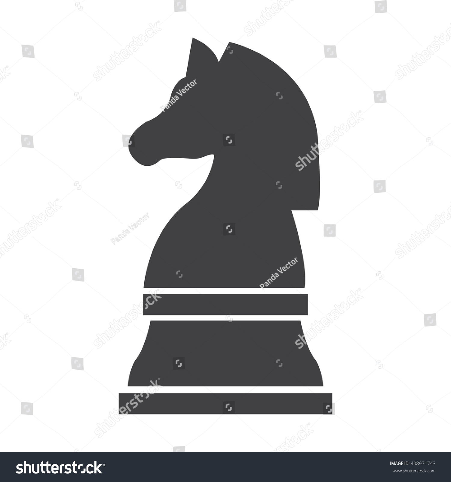Chess Knight Icon Stock Illustration 408971743 - Shutterstock