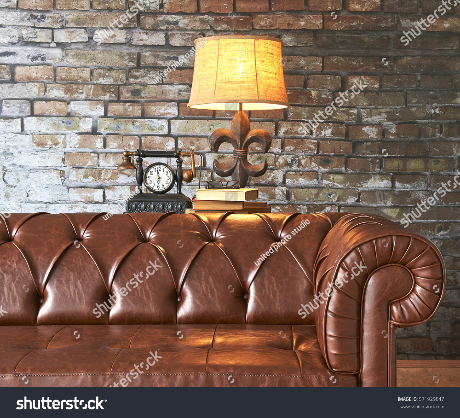 Chester Sofa Interior Decor Stock Photo Edit Now 571929847