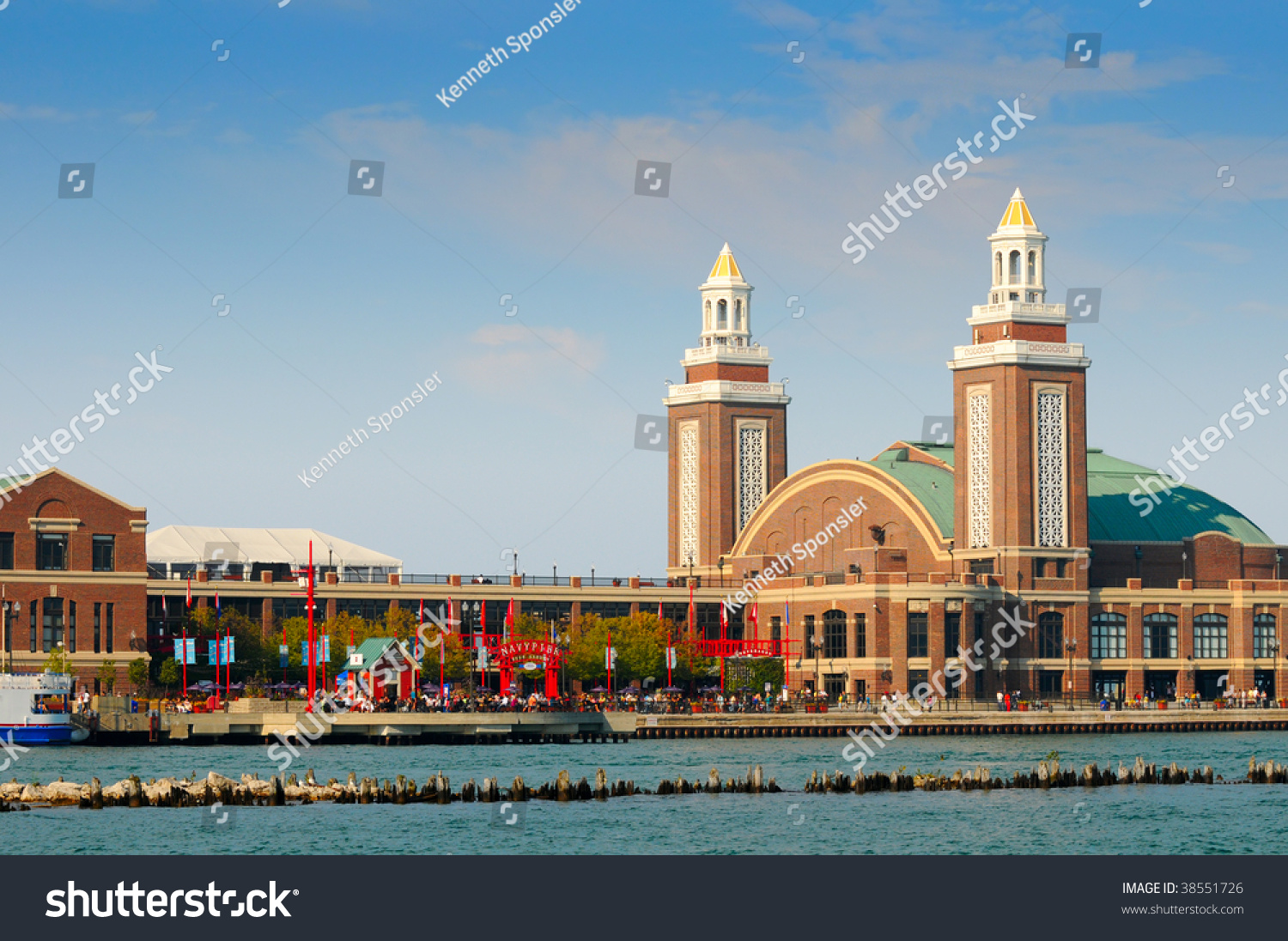 Chicagos Navy Pier Grand Ballroom Late Stock Photo 38551726 | Shutterstock