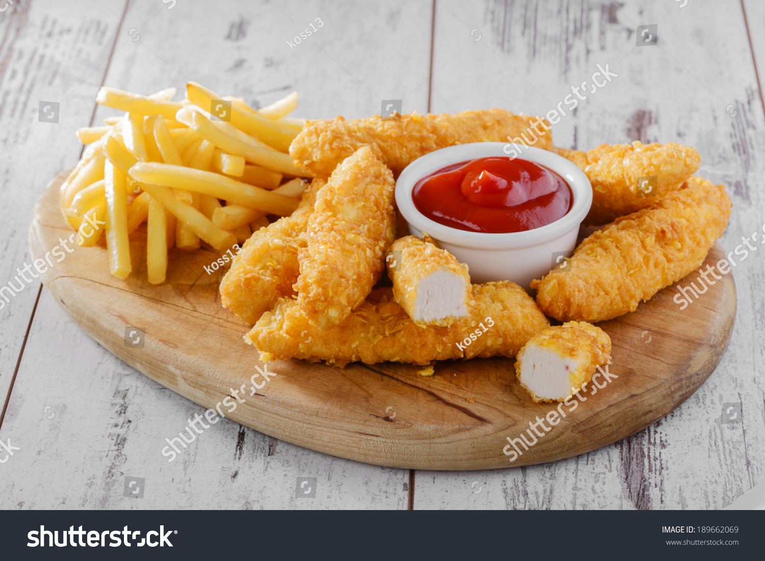 Chicken Strips Stock Photo 189662069 : Shutterstock