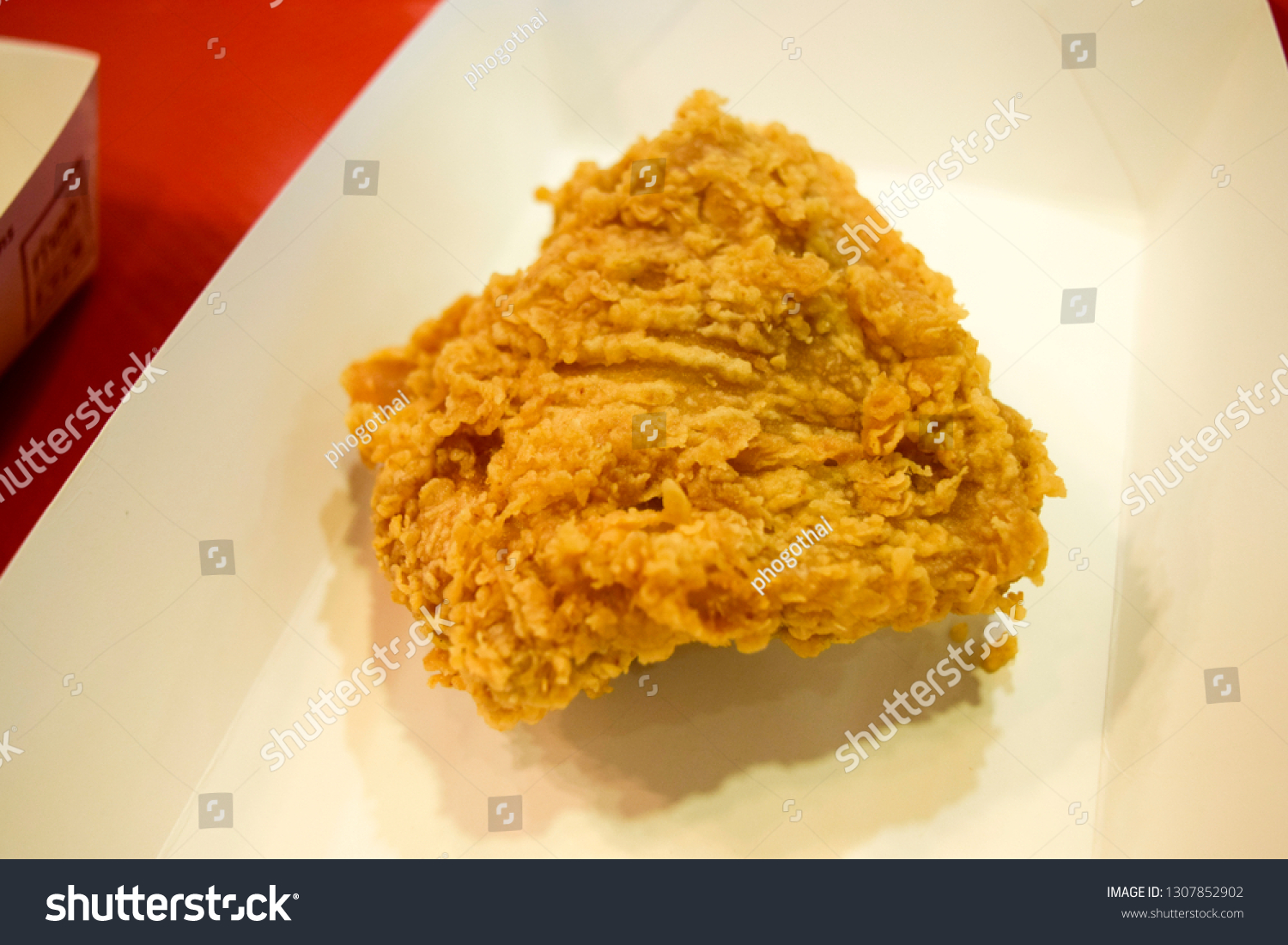 Chicken Strips French Fries Crispy Fried Stock Photo 1307852902 ...