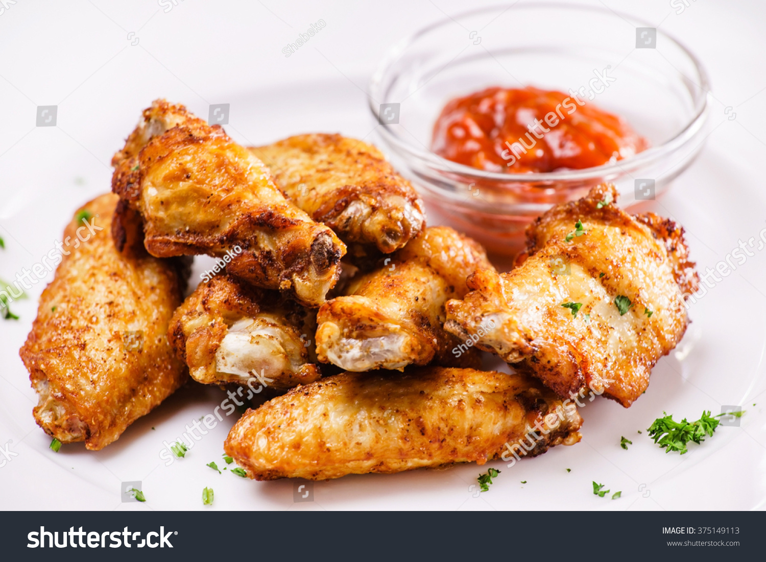 Chicken With Sauce Stock Photo 375149113 : Shutterstock