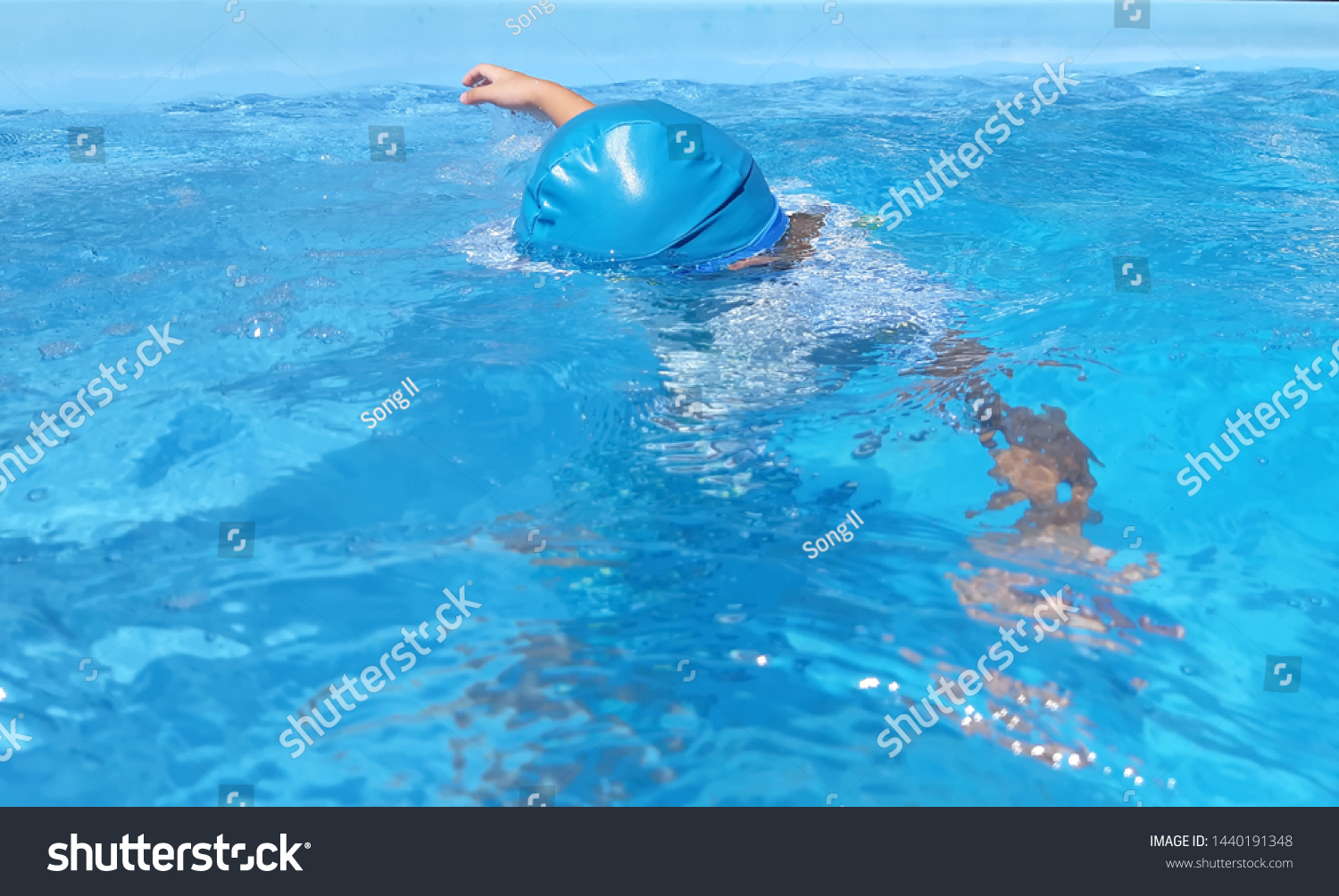 baby boy swim cap