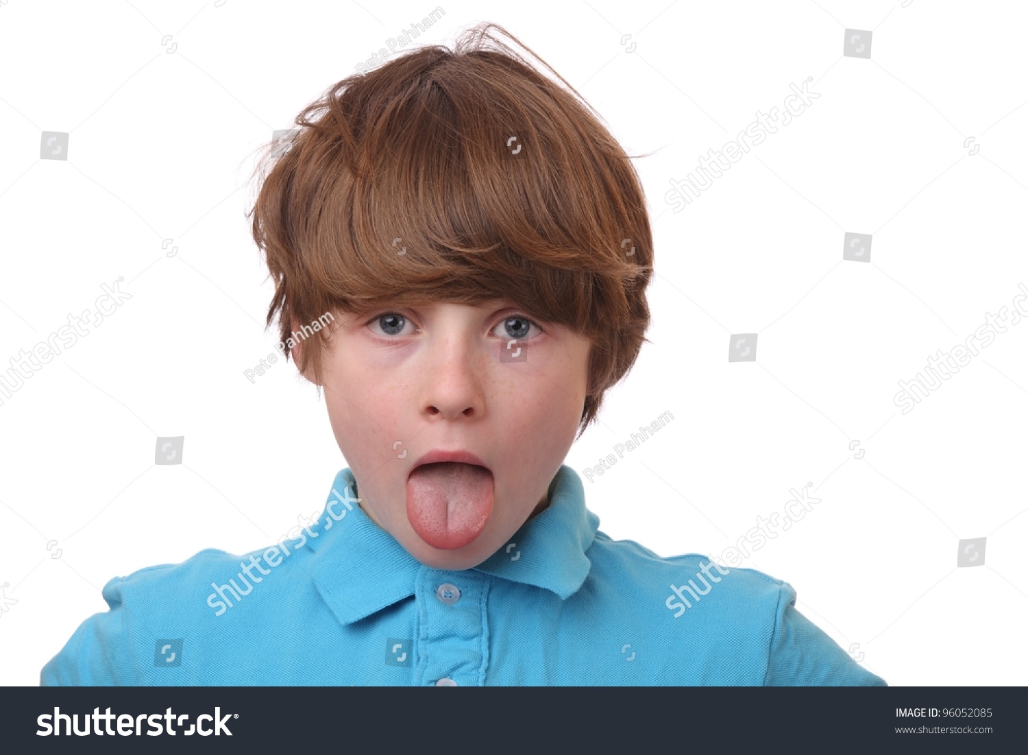 Child Sticking Out His Tongue On Stock Photo 96052085 - Shutterstock