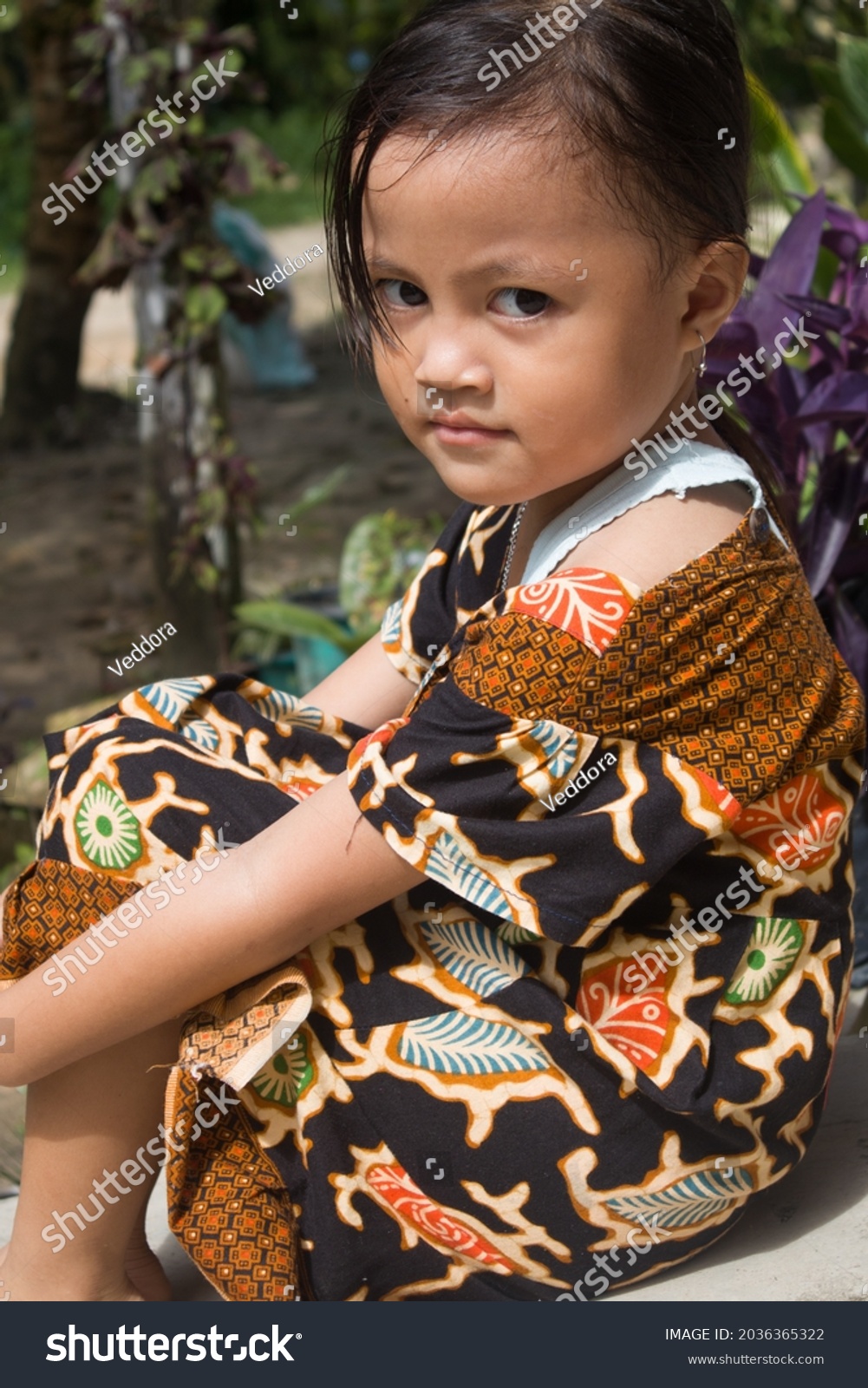 Child Wearing Batik Jav Indonesia Stock Photo 2036365322 | Shutterstock
