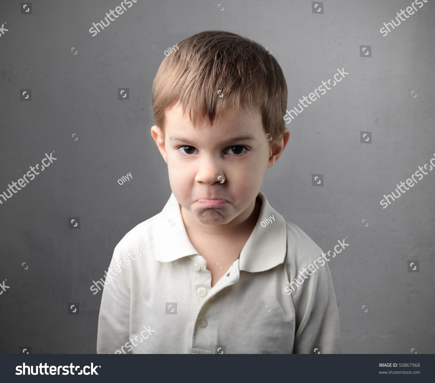 Child Sad Expression Stock Photo 50867968 - Shutterstock