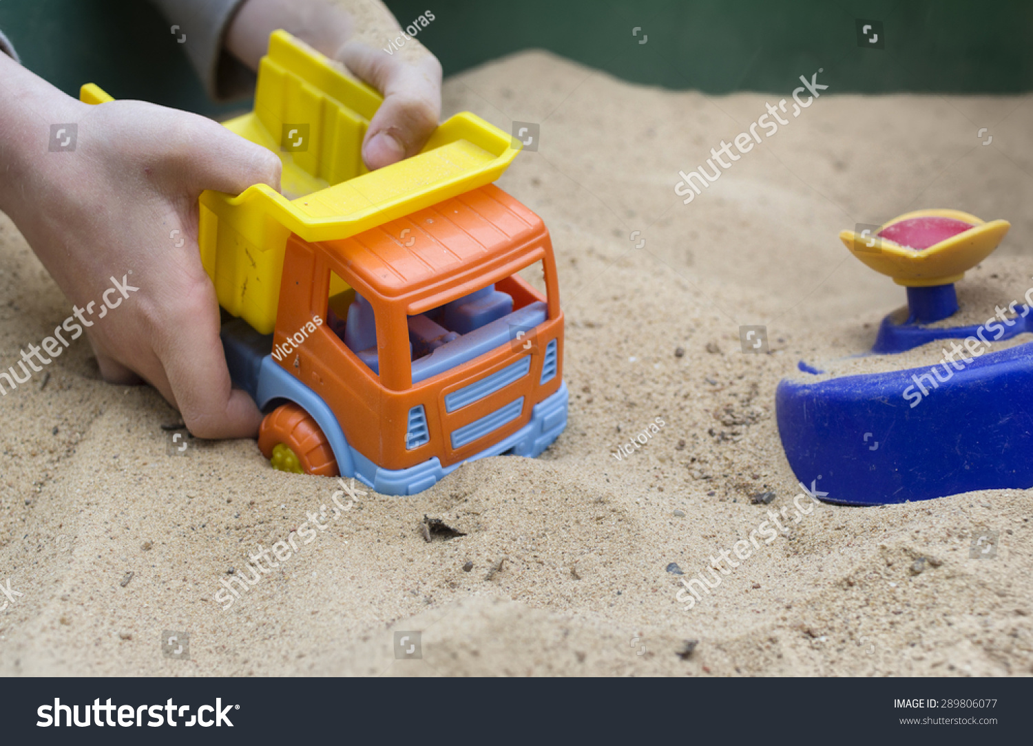 sandbox toy trucks