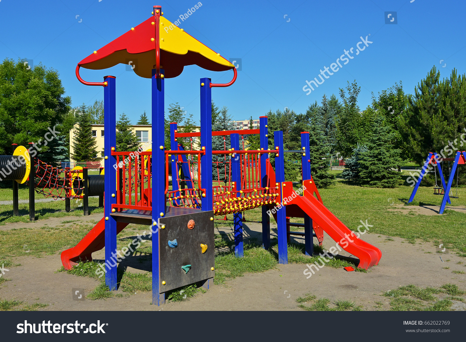 kids climbing frame with slide