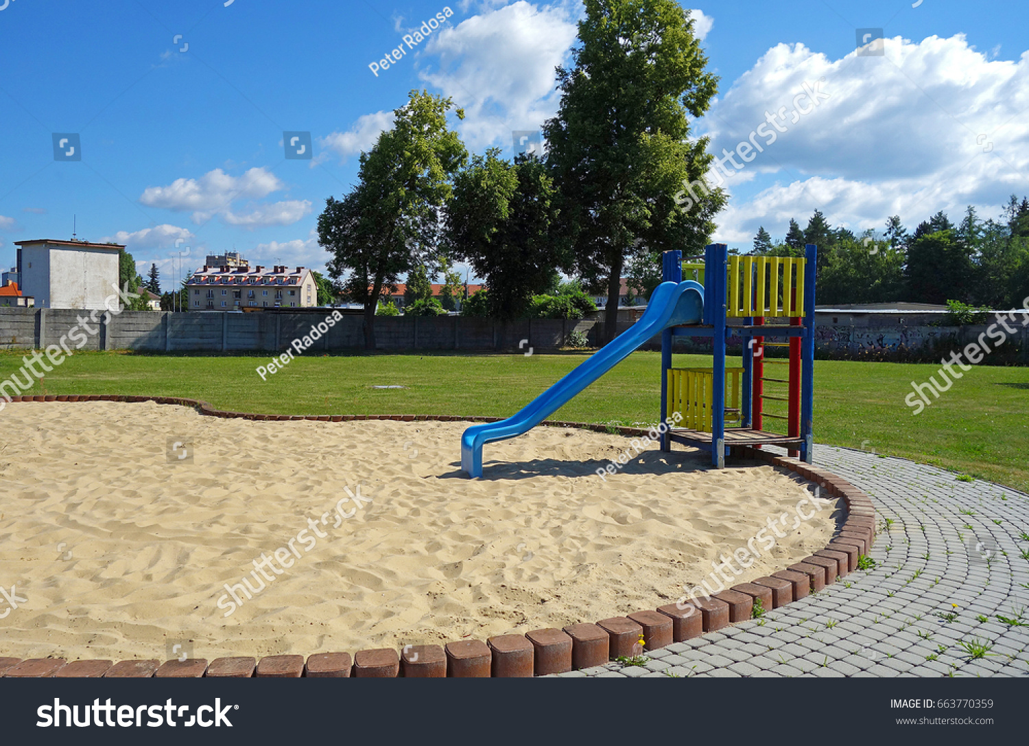 climbing frame with slide