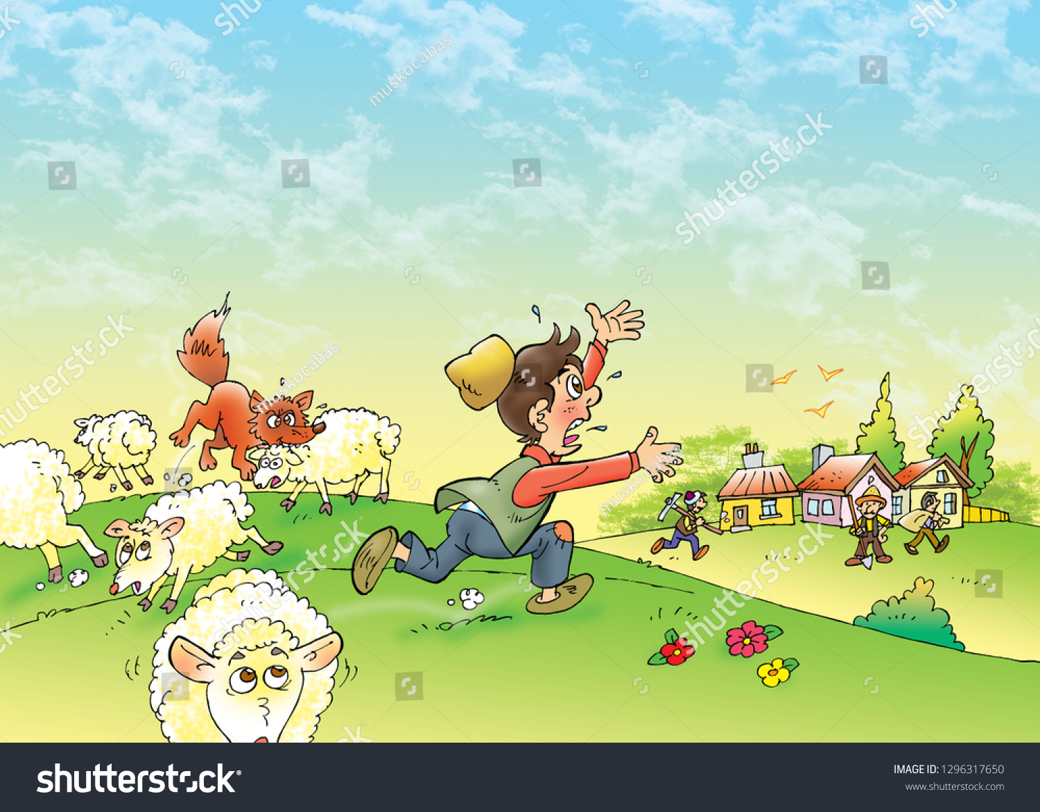 Descubra Cuentos De Hadas Infantiles Pastor Mentiroso Imagenes De Stock En Hd Y Millones De Otras Fotos Ilustraciones Y Vectores En Stock Libres De Regalias En La Coleccion De Shutterstock Se Agregan Miles De Imagenes Nuevas De Alta Calidad Todos Los