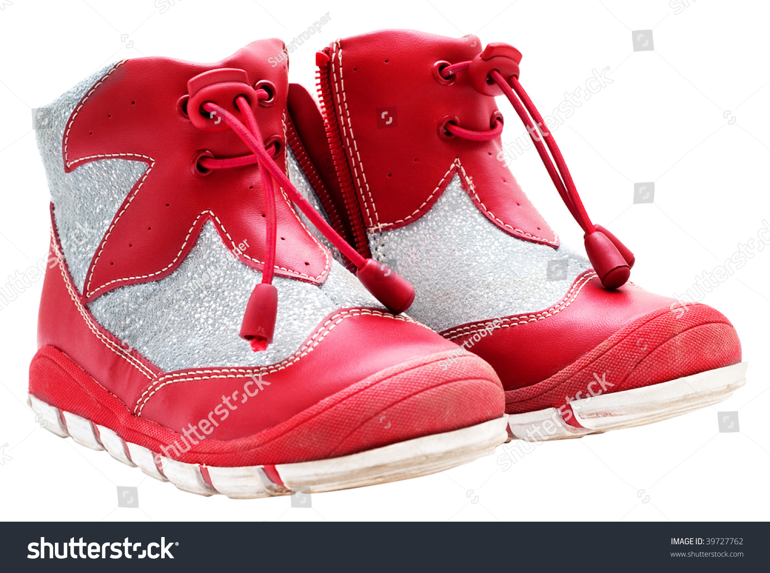 Children'S Shoes Isolated On A White Background Stock Photo 39727762 ...