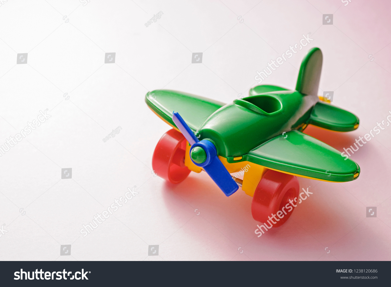 pink toy plane