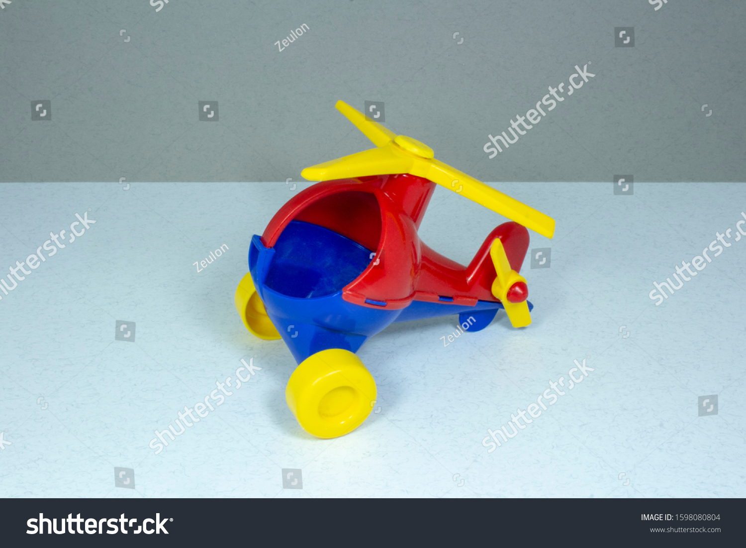 yellow helicopter toy