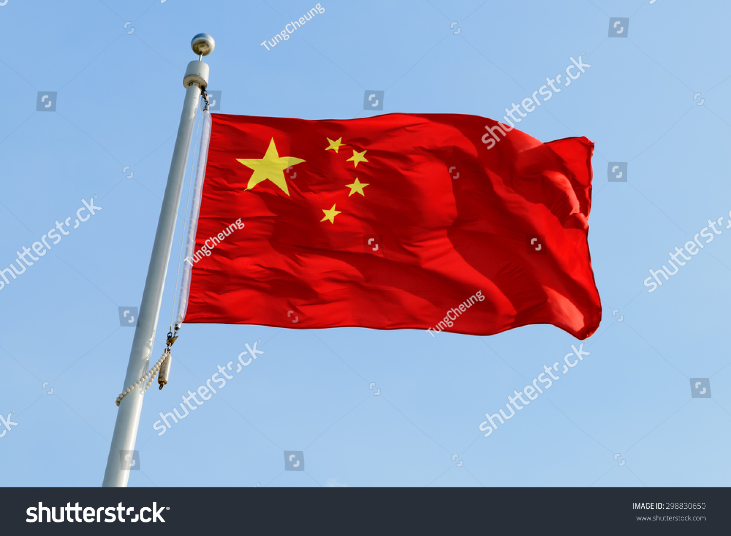 China Flag Stock Photo 298830650 : Shutterstock