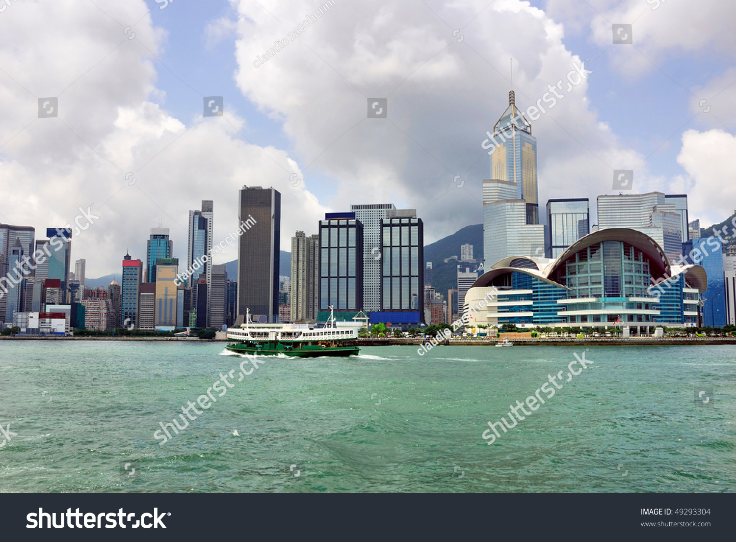 China, Hong Kong Waterfront Buildings Stock Photo 49293304 : Shutterstock