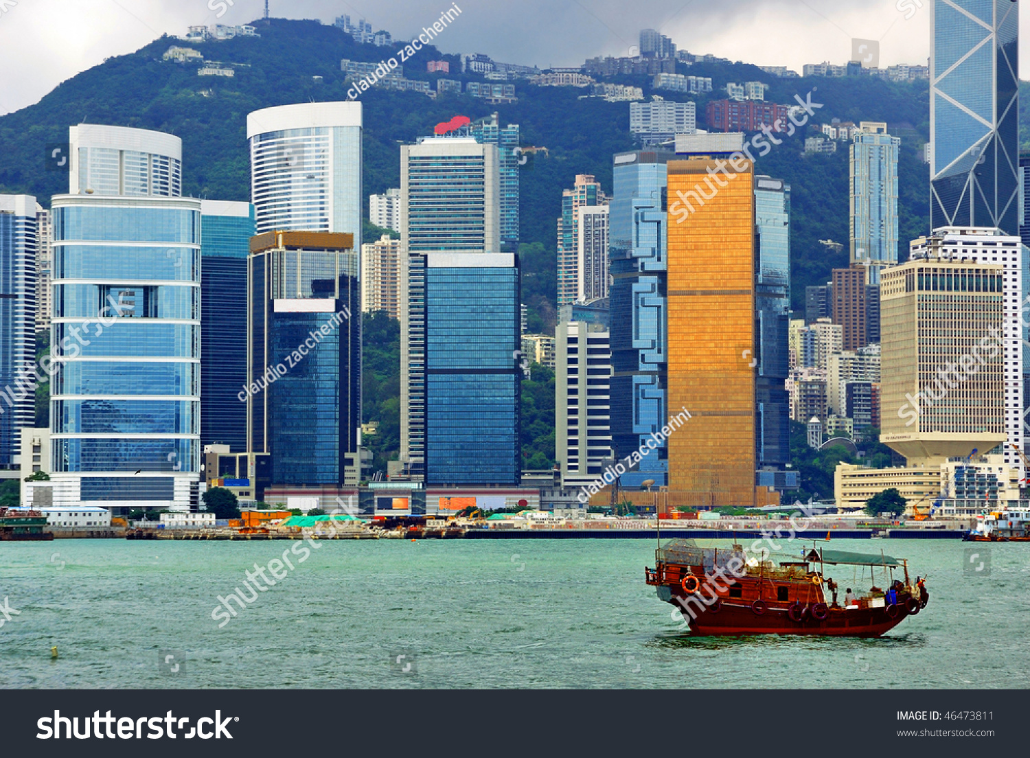 China, Hong Kong Waterfront View Stock Photo 46473811 : Shutterstock