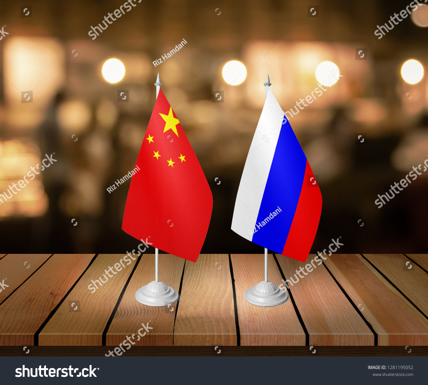 China Russia Friendship Flag Symbol Harmony Stock Illustration ...