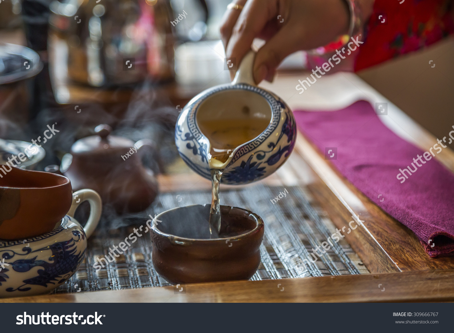 Chinese Tea Ceremony Stock Photo 309666767 : Shutterstock