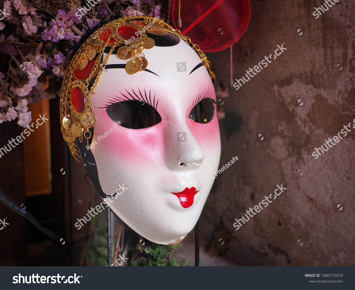 Chinese Vintage Opera Mask Decorate House Stock Photo Edit Now