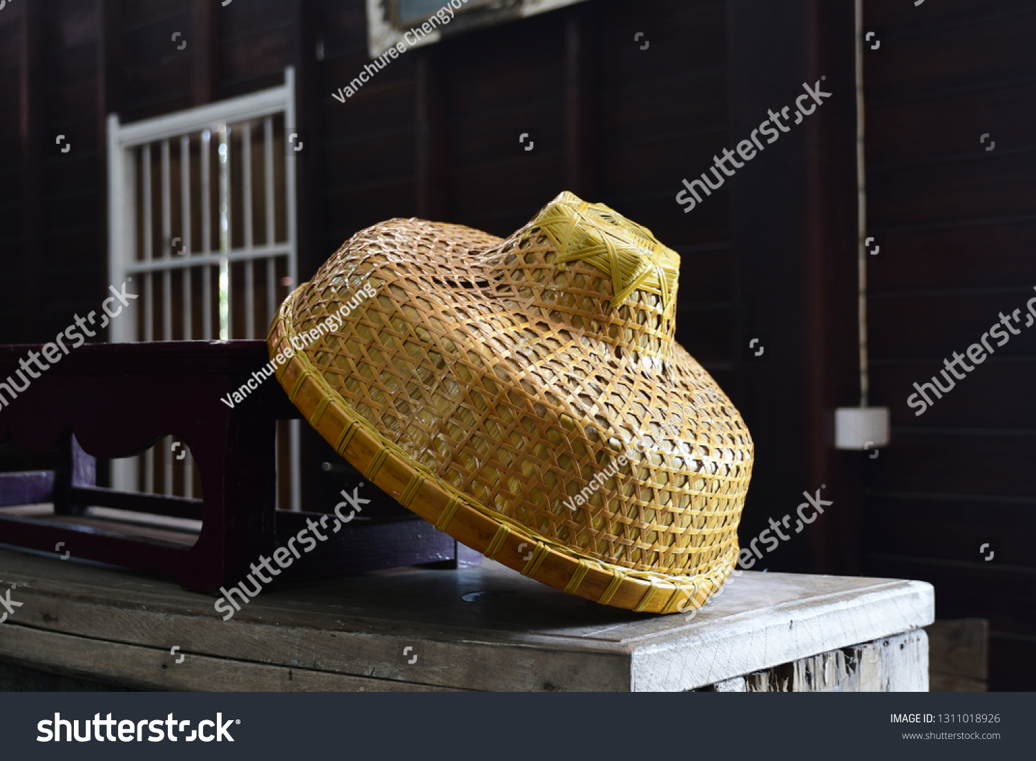 chinese woven hat