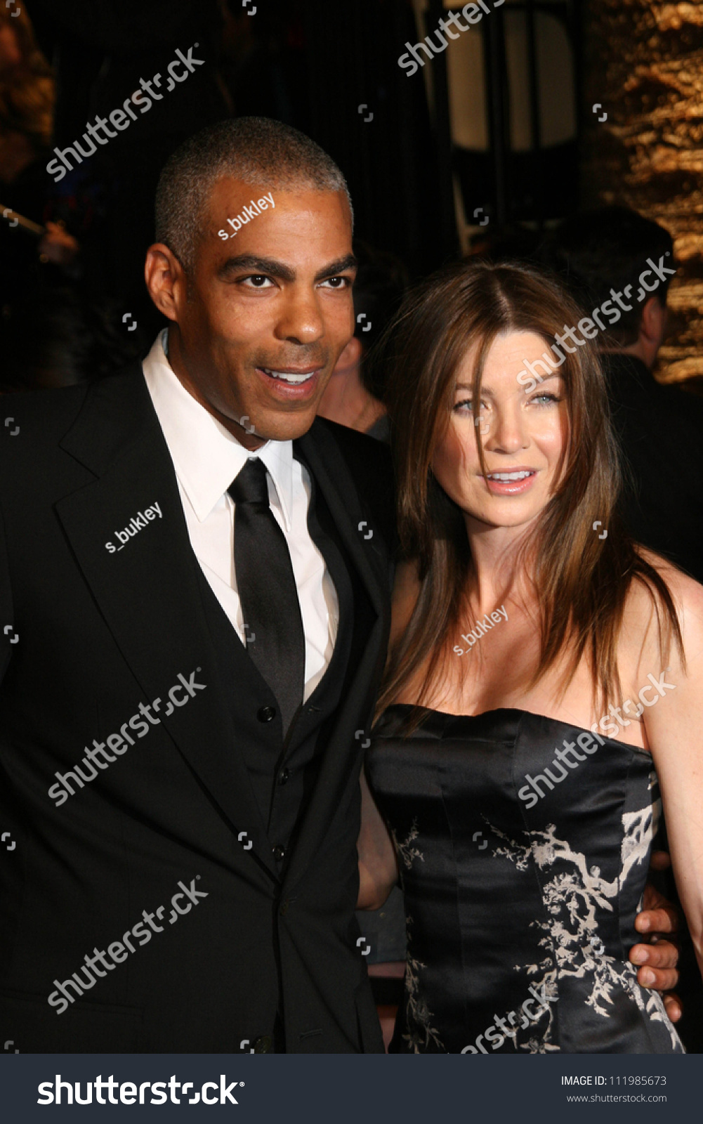 Chris Ivery Ellen Pompeo 2007 Vanity Stock Photo Edit Now 111985673