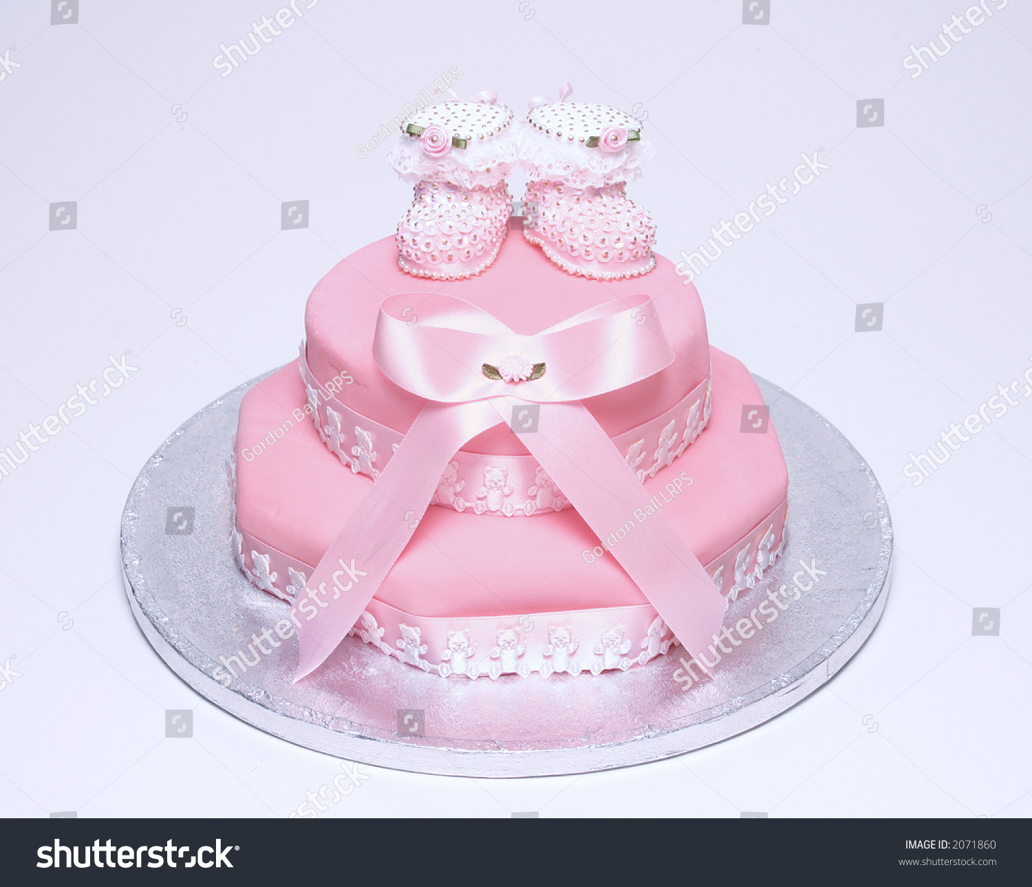 Christening Cake Baby Girl Stock Photo Edit Now 2071860