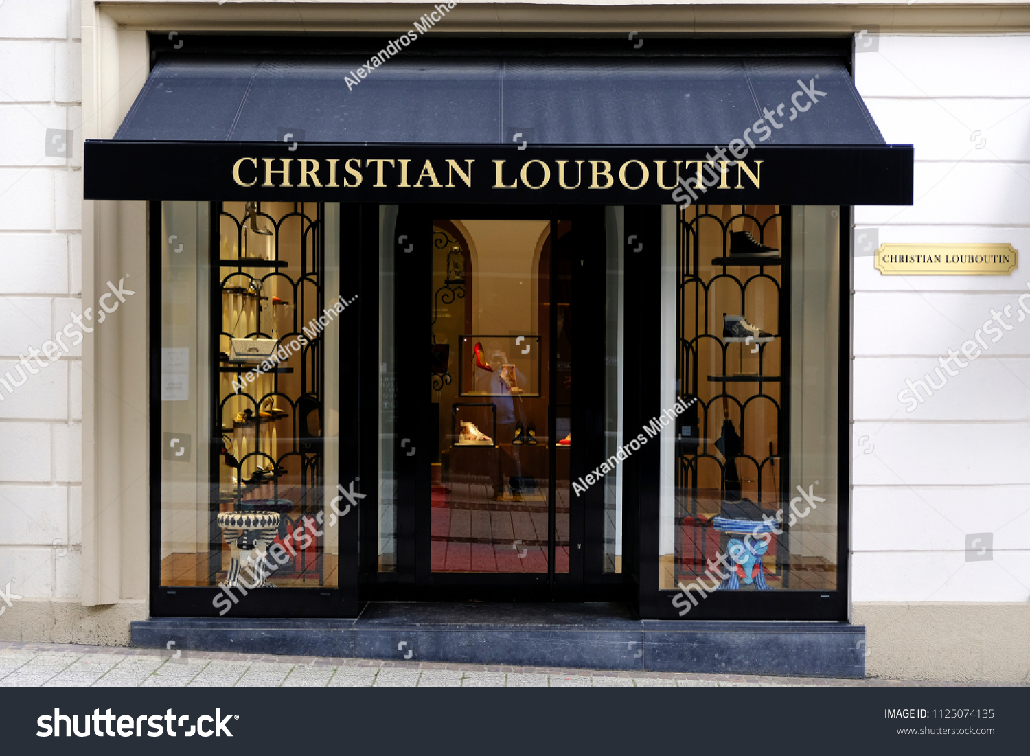 Christian Louboutin Store Luxembourg City On : photo de stock ...