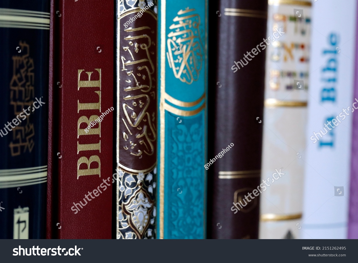 Christianity Islam Judaism Bible Quran Torah Stock Photo 2151262495 ...