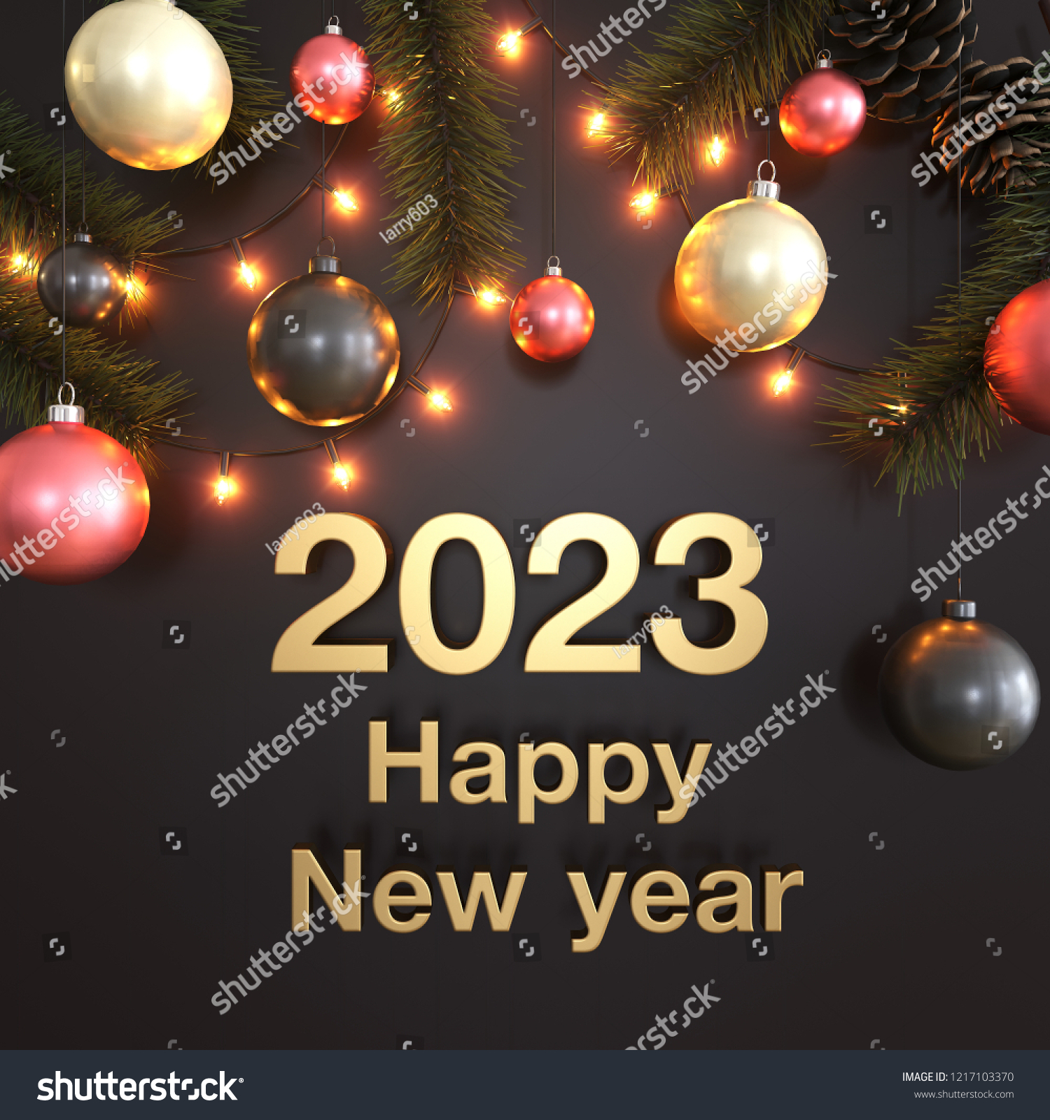 Christmas New Year 2022 Background Holiday Stock Illustration 1217103541