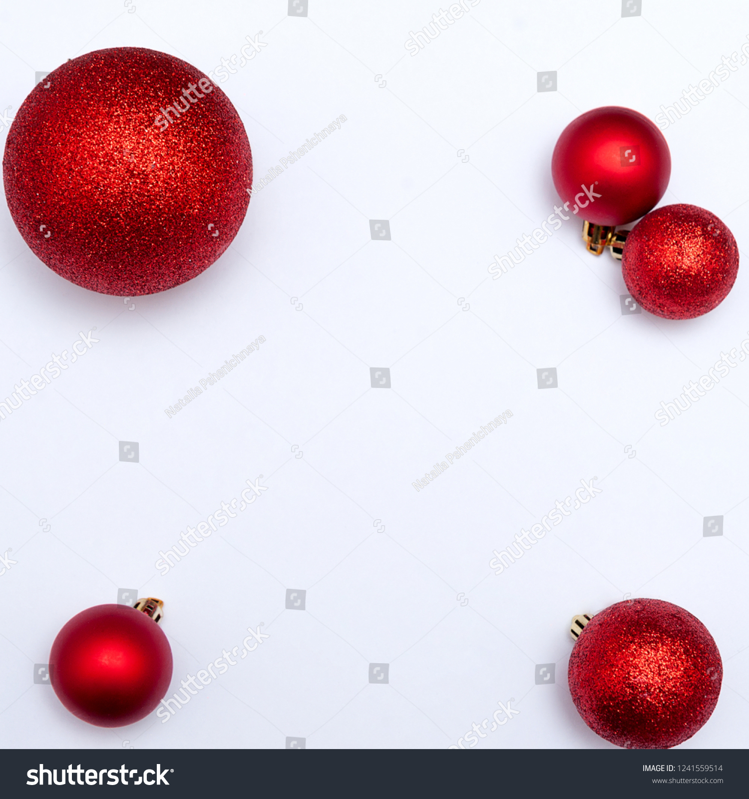 different size christmas balls