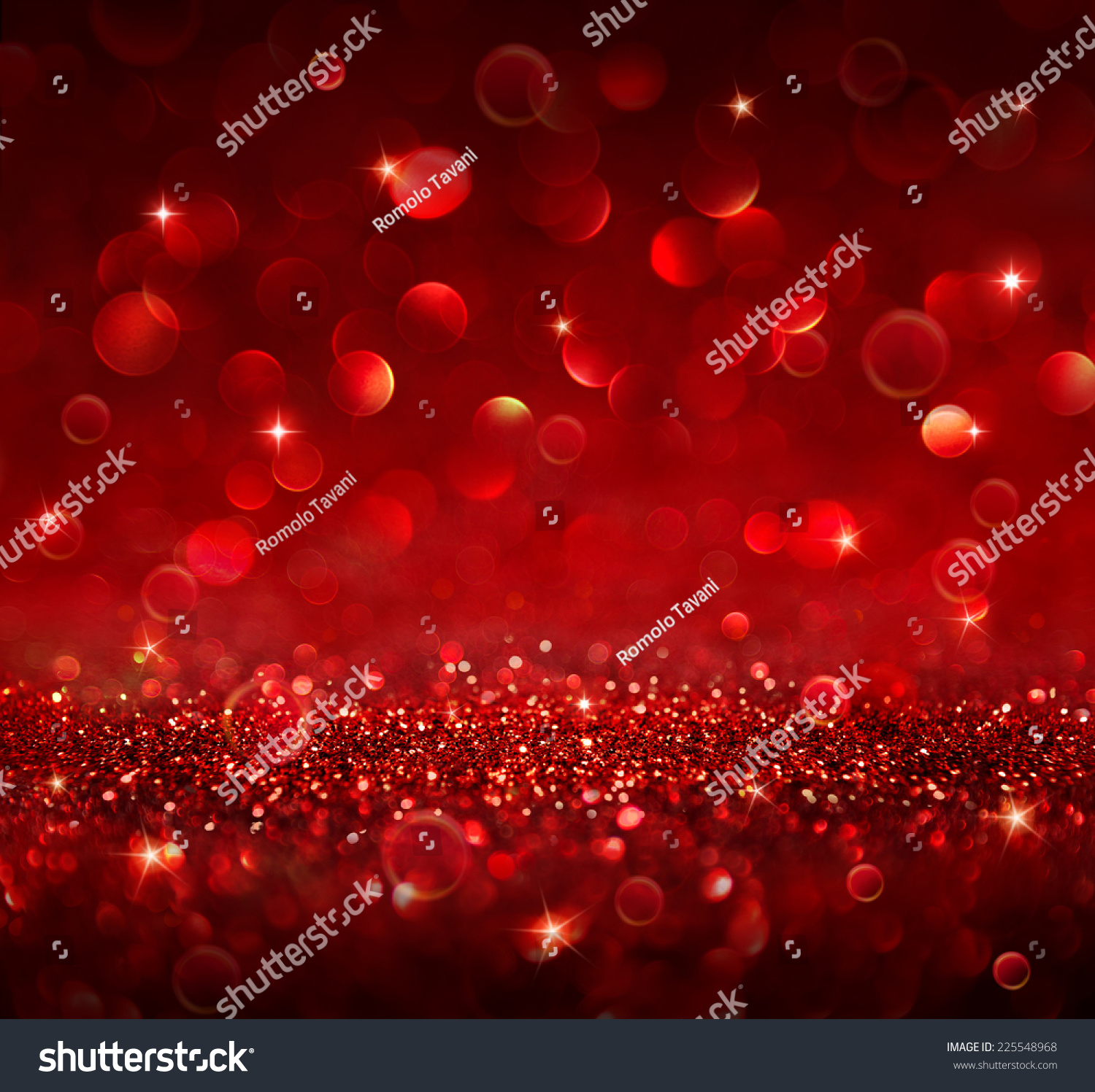 Christmas Background - Shining Red Glitter Stock Photo 225548968 ...