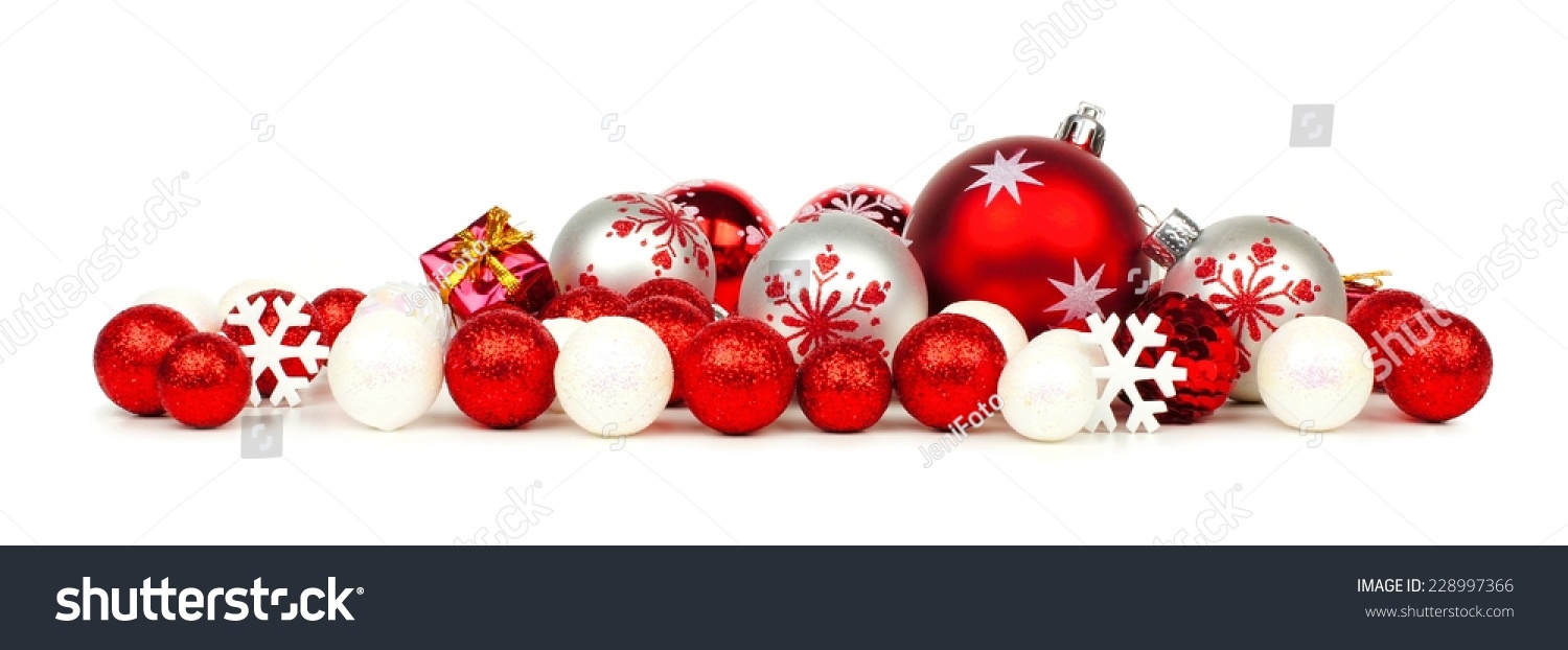 christmas ornaments border