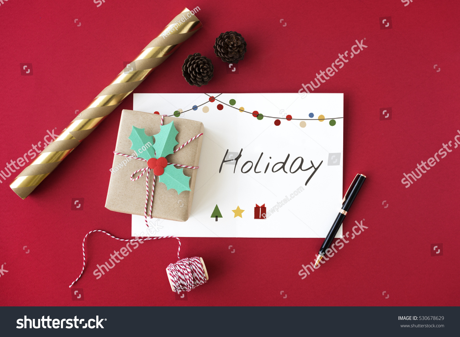 Christmas Celebration Party Xmas Concept Stock Photo 530678629