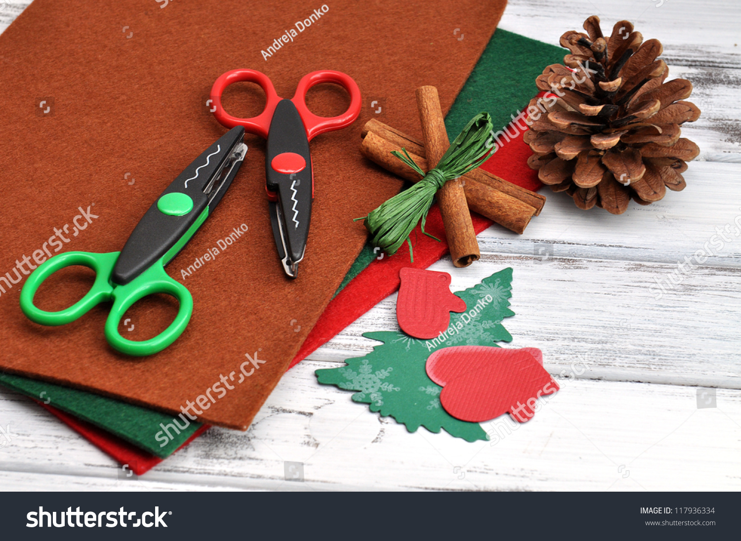 Download Christmas Craft Supplies Ornaments Stock Photo Edit Now 117936334 3D SVG Files Ideas | SVG, Paper Crafts, SVG File