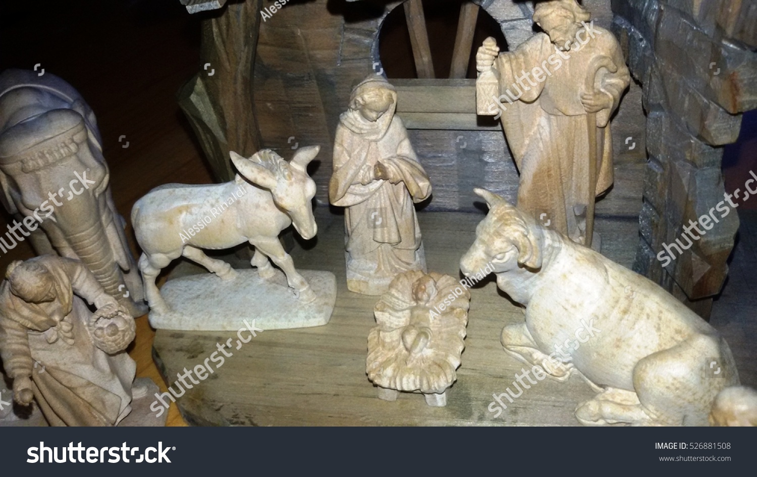 Christmas Crib Stock Photo 526881508 : Shutterstock