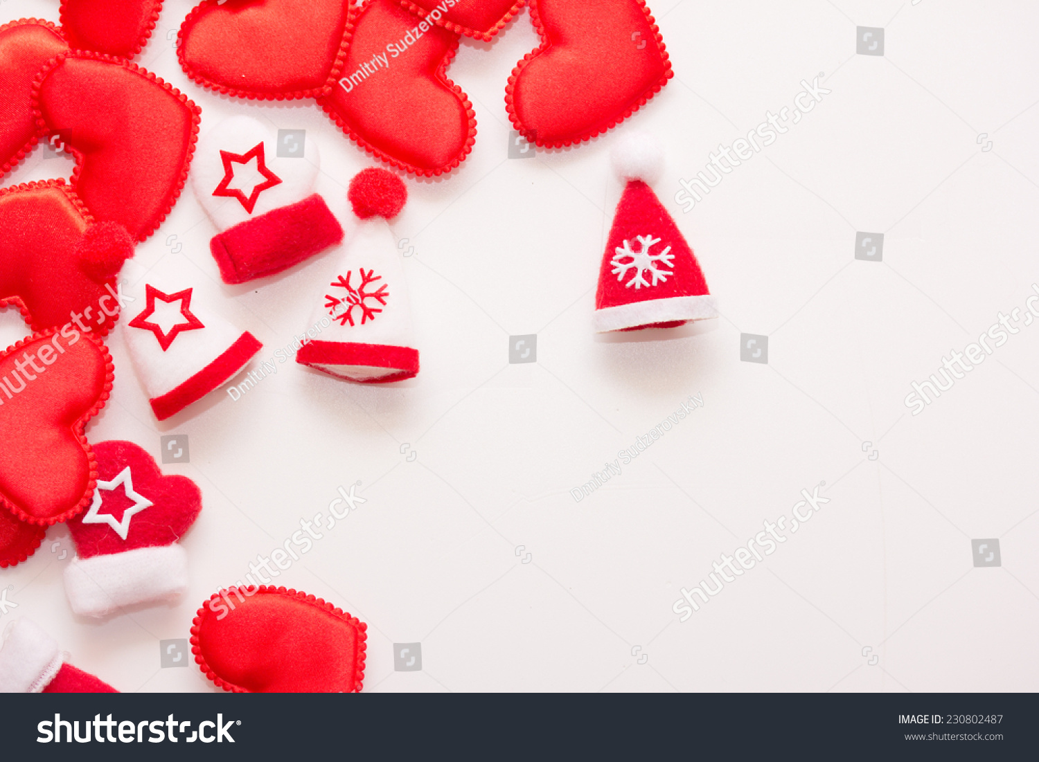 Christmas Decoration Isolated On White Background Stock Photo 230802487 : Shutterstock