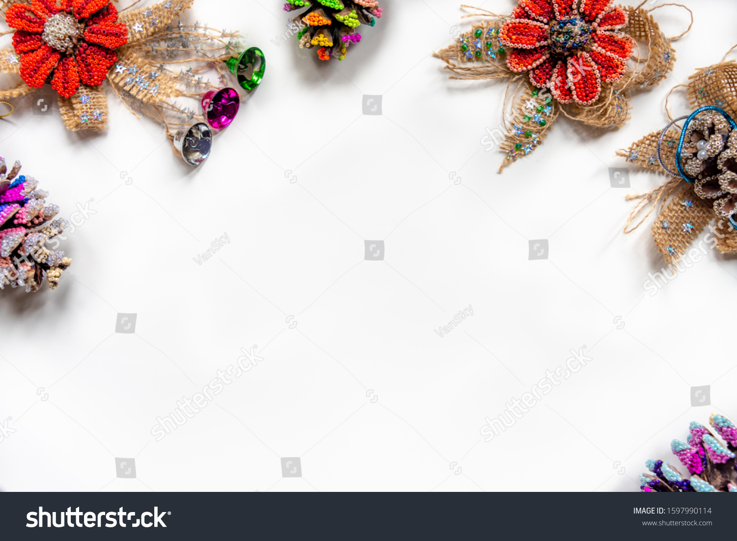 plain white ornaments